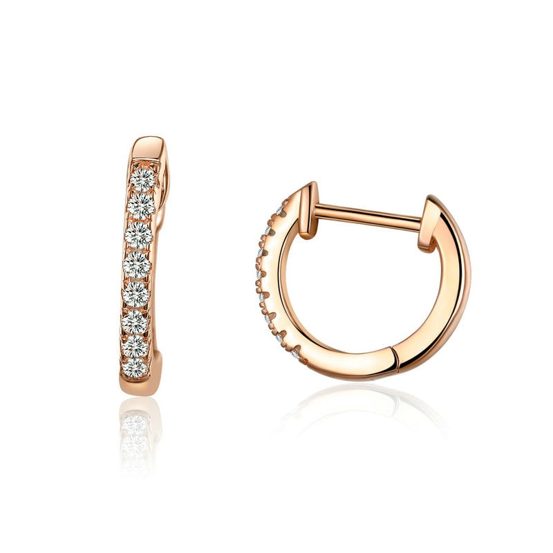 Brinco Argola Julia com Zircônia - ByFirenzzi