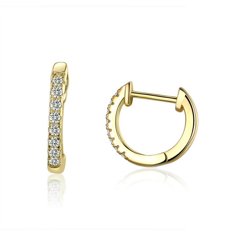 Brinco Argola Julia com Zircônia - ByFirenzzi