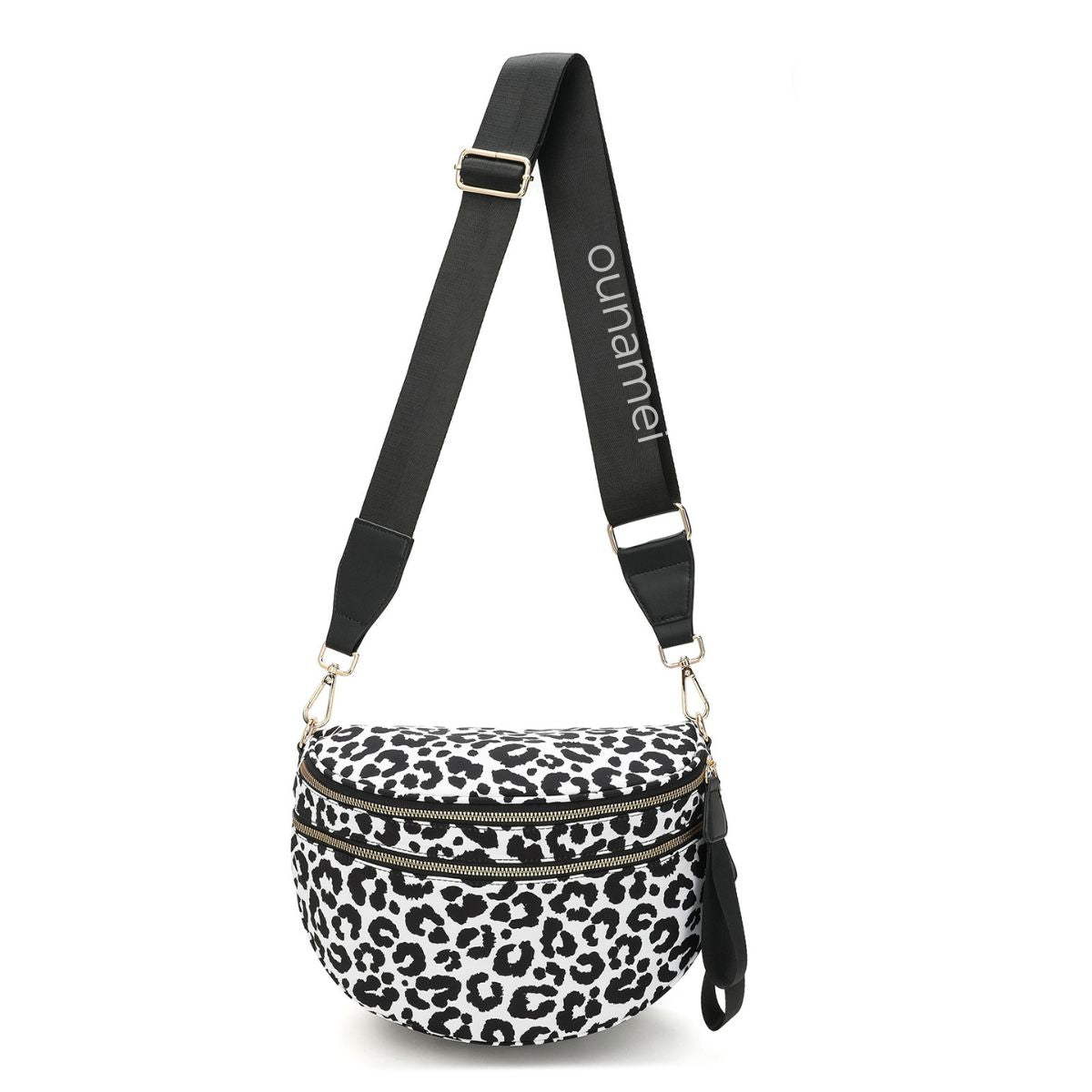Checkered Crossbody Belt Bag for Women - Spacious Bum Bag for Moms & Daily Travel