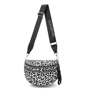 Checkered Crossbody Belt Bag for Women - Spacious Bum Bag for Moms & Daily Travel