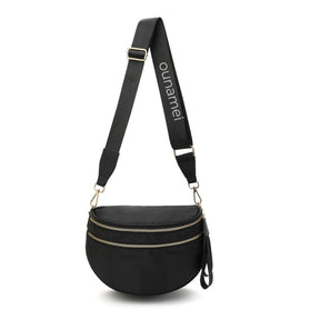Checkered Crossbody Belt Bag for Women - Spacious Bum Bag for Moms & Daily Travel