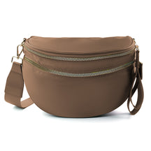 Checkered Crossbody Belt Bag for Women - Spacious Bum Bag for Moms & Daily Travel