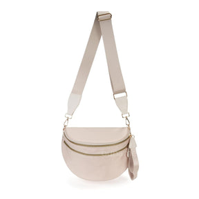 Checkered Crossbody Belt Bag for Women - Spacious Bum Bag for Moms & Daily Travel