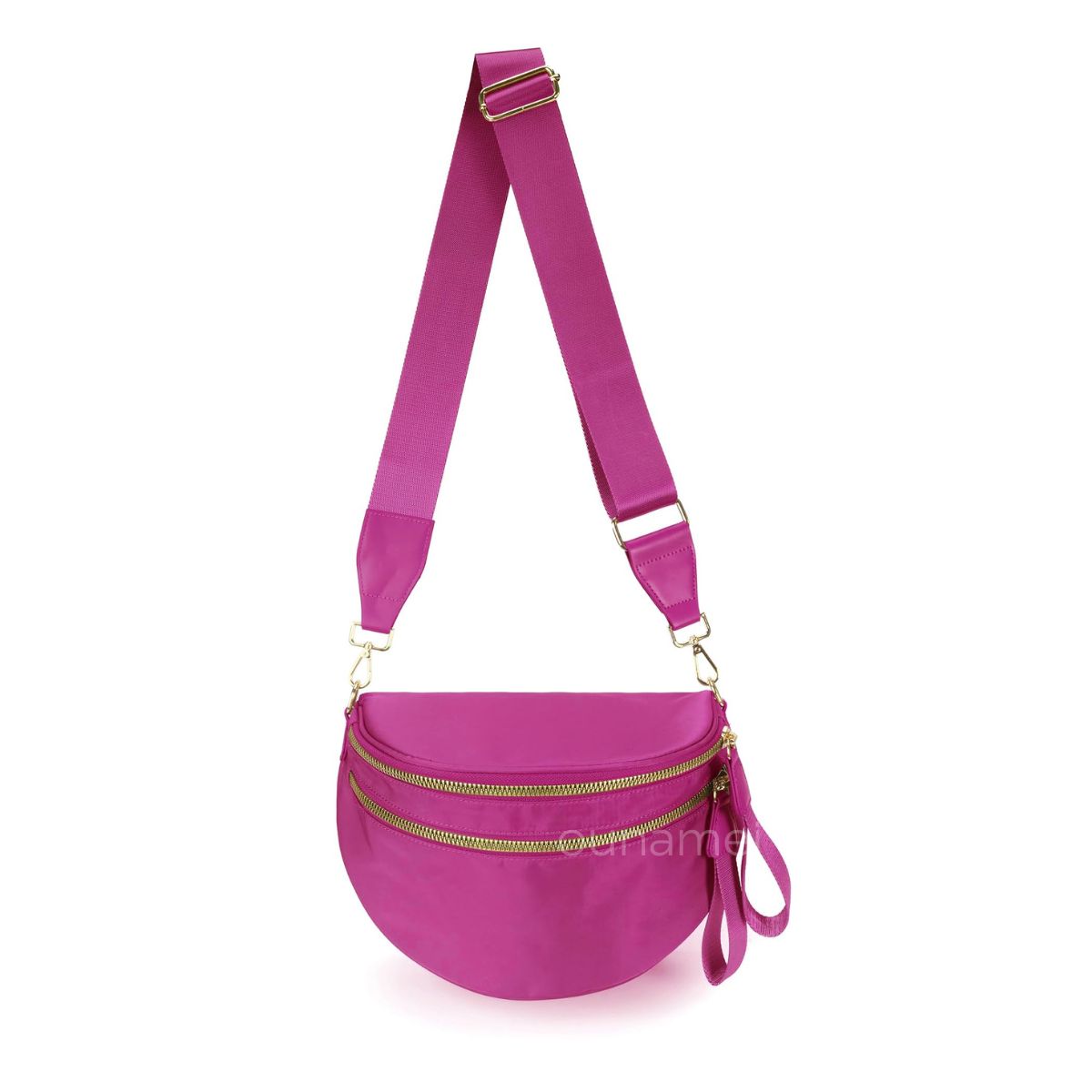 Checkered Crossbody Belt Bag for Women - Spacious Bum Bag for Moms & Daily Travel
