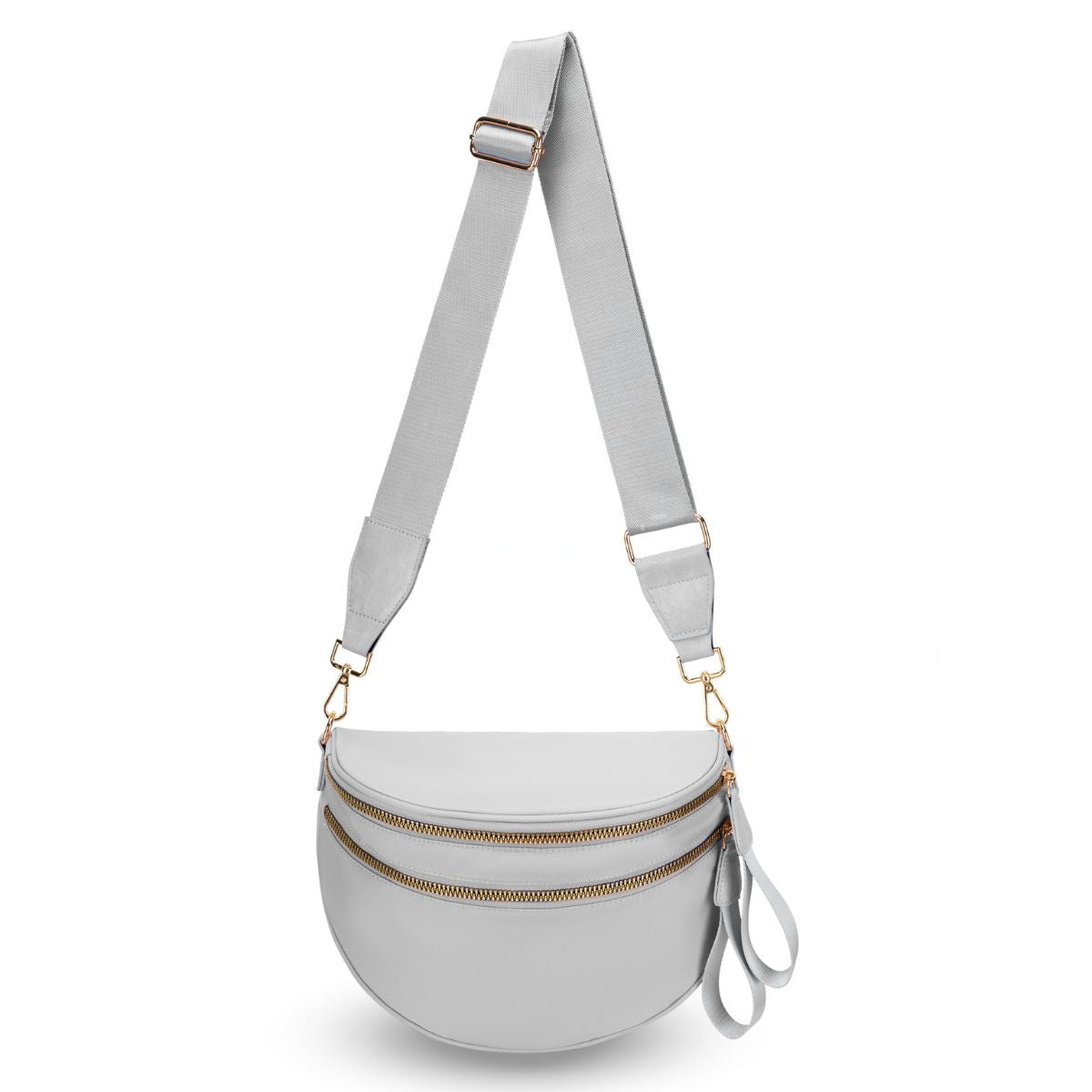 Checkered Crossbody Belt Bag for Women - Spacious Bum Bag for Moms & Daily Travel