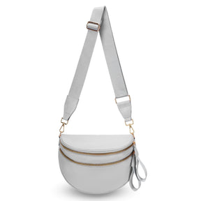 Checkered Crossbody Belt Bag for Women - Spacious Bum Bag for Moms & Daily Travel