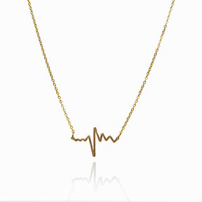Heartbeat 18k Gold-Plated Necklace – ByFirenzzi