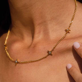 Colar Estrela Banhado a Ouro 18K - ByFirenzzi