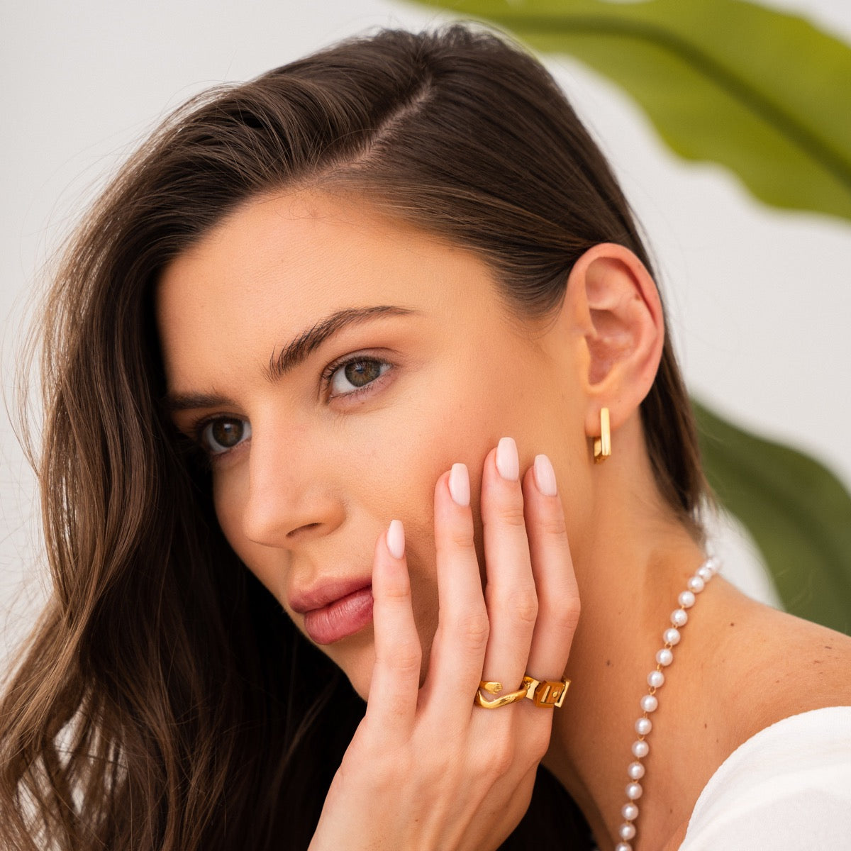 Brincos Eliza Banhado em Ouro 18k - ByFirenzzi