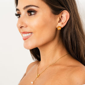 Colar Fio de Pérola Banhado a Ouro 18K - ByFirenzzi