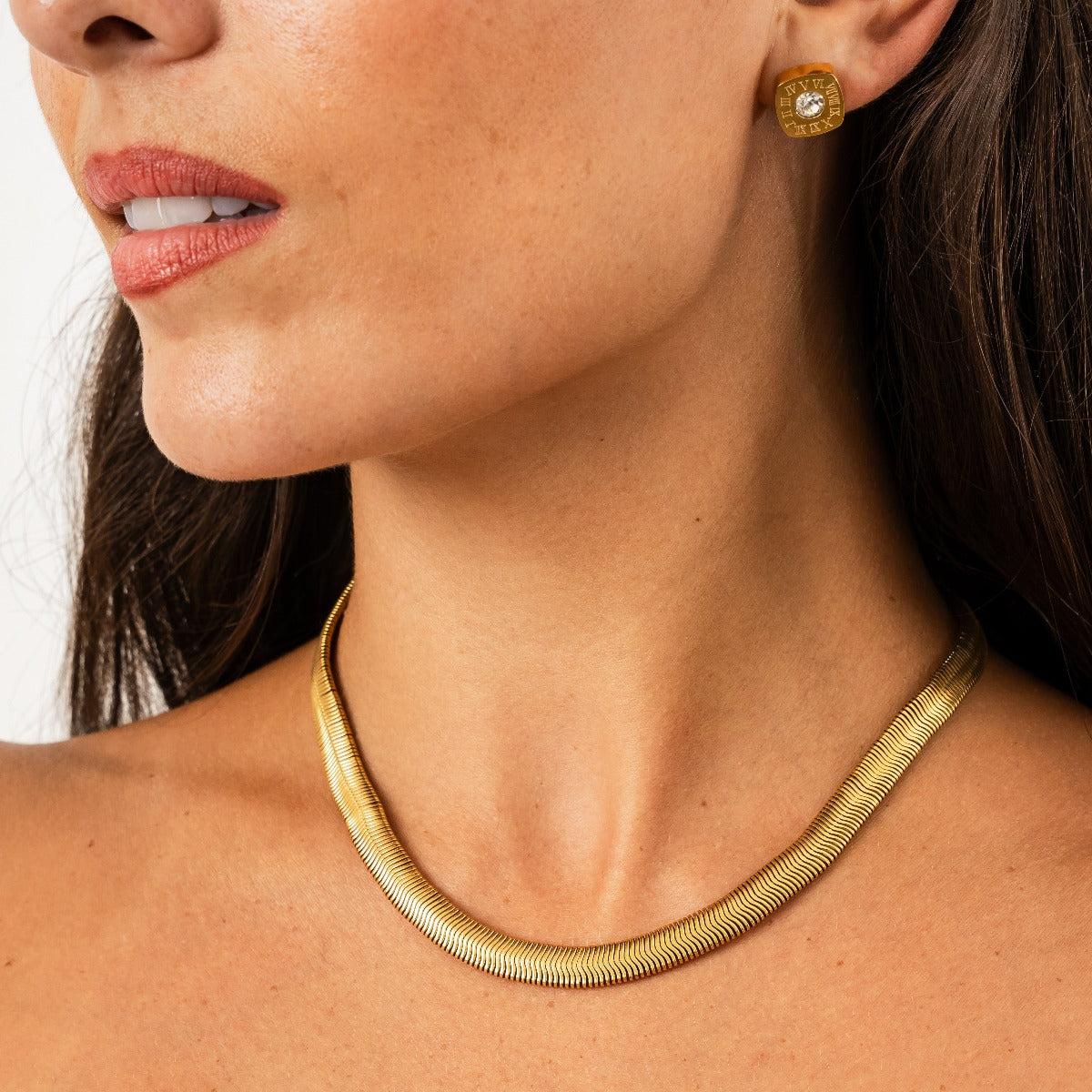 Colar Snake Banhado a Ouro 18k - ByFirenzzi