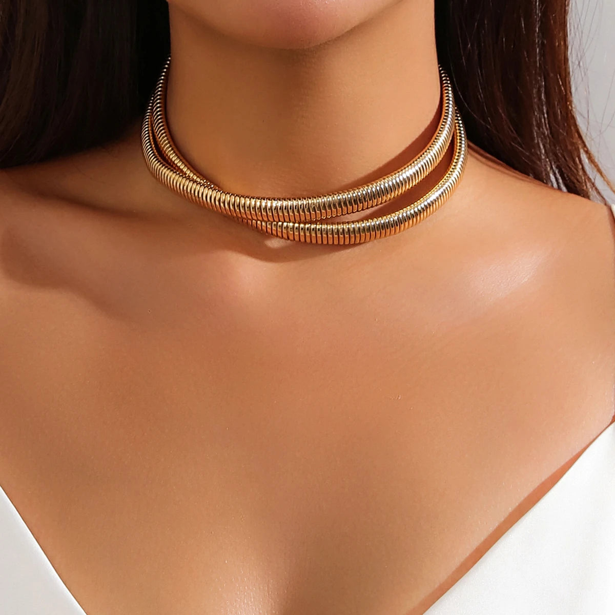 Colar Choker Duplo - ByFirenzzi