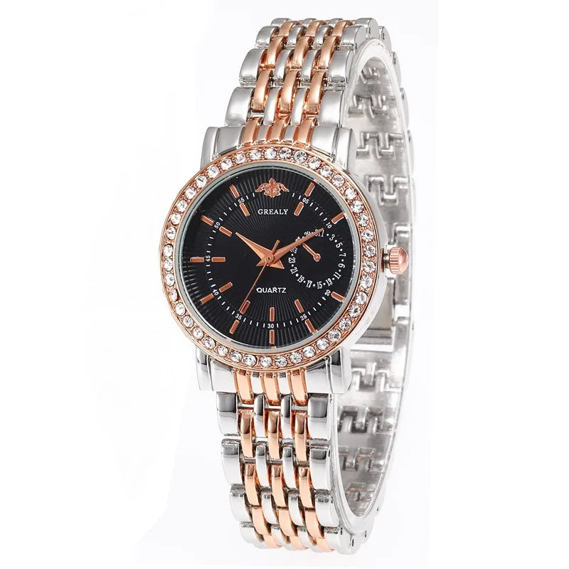 Crystal Bezel Watch