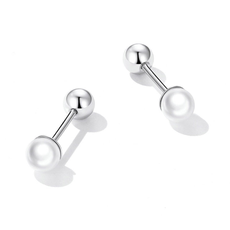 Aurora Pearl Earrings 18k Gold-Plated - ByFirenzzi