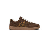 Retro Brown Leopard Sneakers