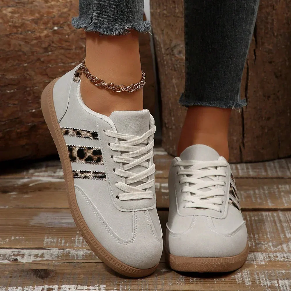 Retro Leopard Grey Sneaker