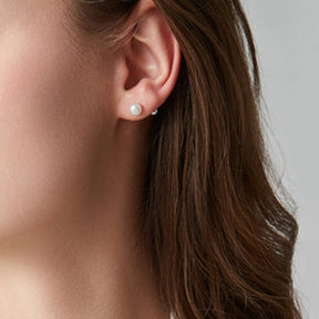 Aurora Pearl Earrings 18k Gold-Plated - ByFirenzzi