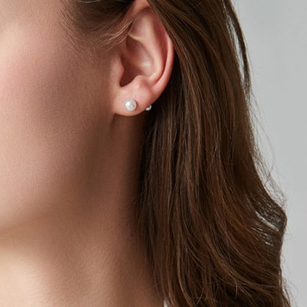 Aurora Pearl Earrings 18k Gold-Plated - ByFirenzzi