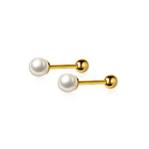 Aurora Pearl Earrings 18k Gold-Plated - ByFirenzzi