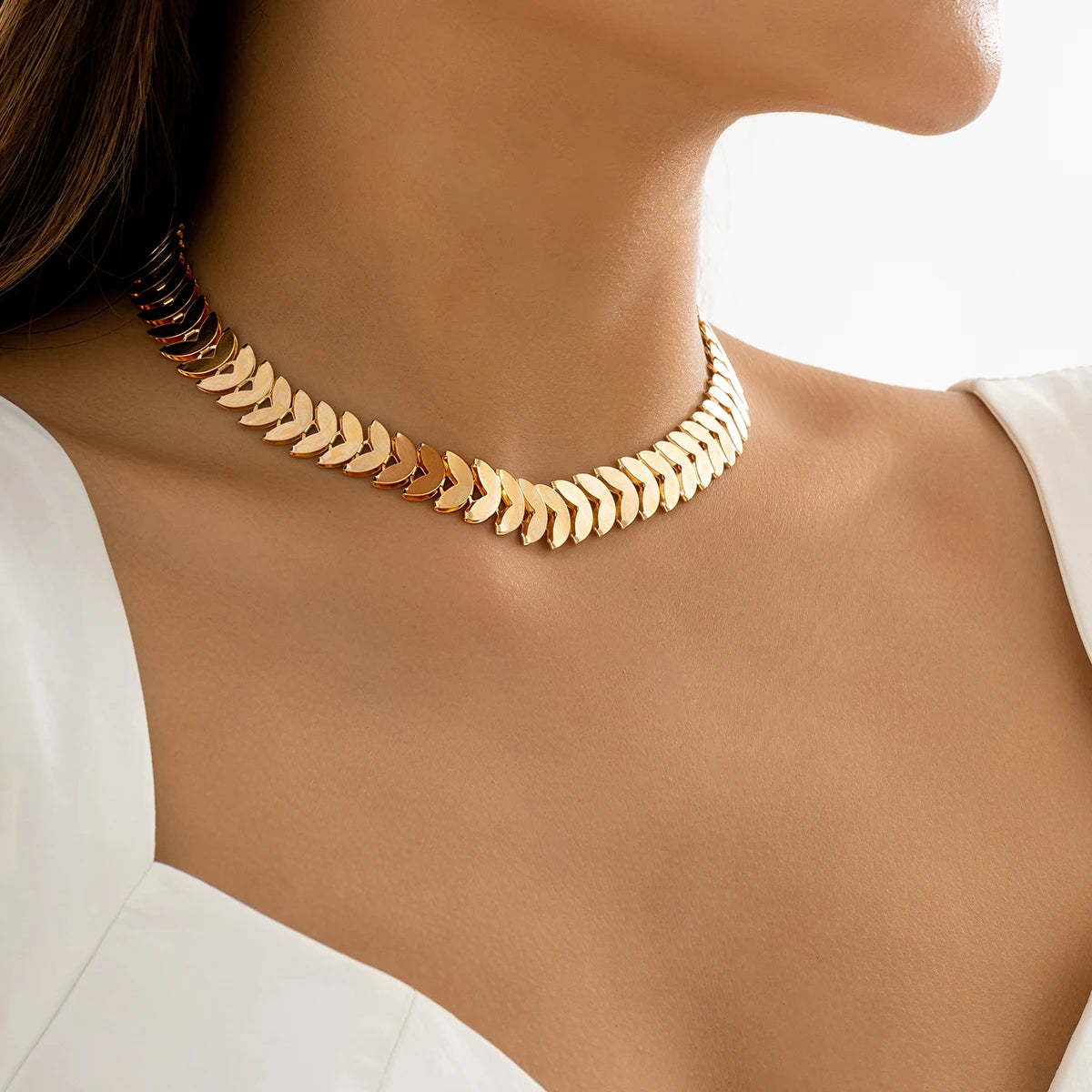 Colar Gargantilha Stella Banhado a Ouro 18k - ByFirenzzi