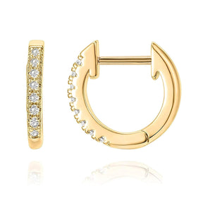 Brinco Argola Julia com Zircônia - ByFirenzzi