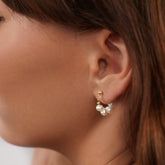 Celine Hoop Earrings 18k Gold-Plated - ByFirenzzi