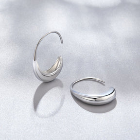 Classic Hoop Earrings in 925 Sterling Silver – ByFirenzzi