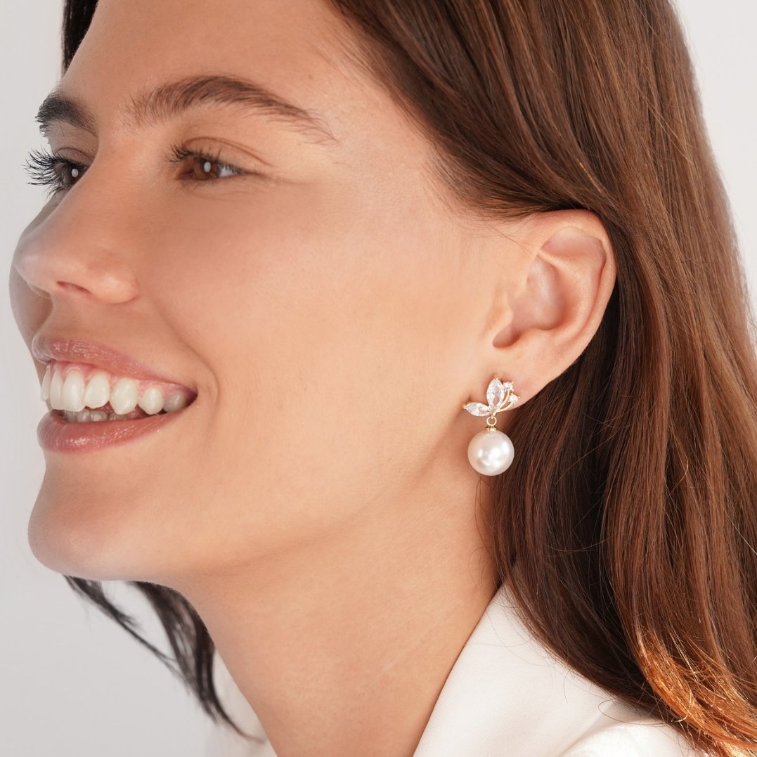 Butterfly Earrings 18k Gold-Plated - ByFirenzzi