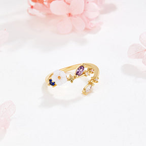 18k Gold-Plated Bella Bloom Ring – ByFirenzzi