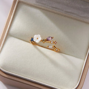 Anel Bella Banhado a ouro 18k