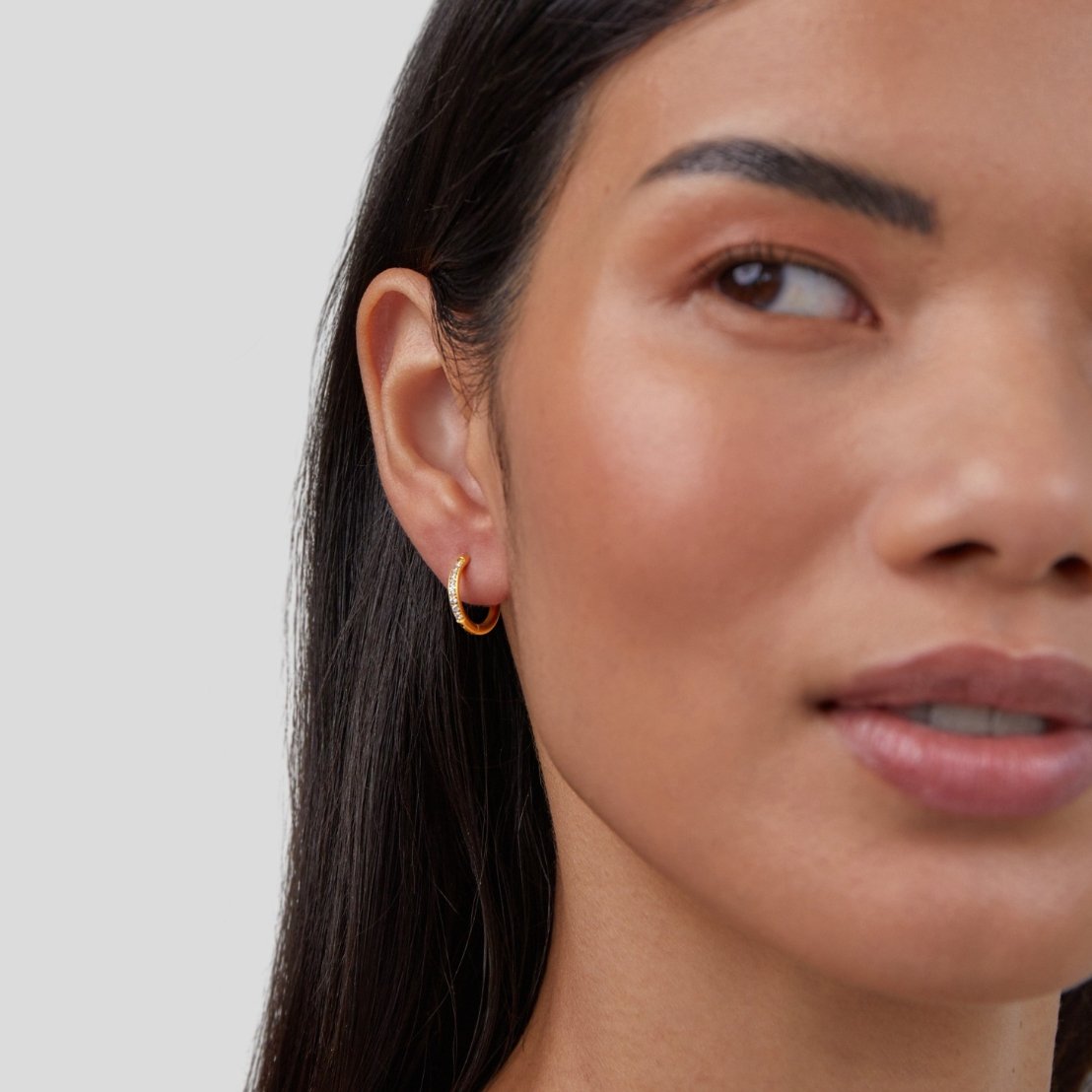 Eternity Earrings – 18k Gold-Plated by ByFirenzzi