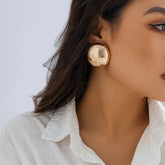 Brincos Studs de bola de ouro Gleaming - ByFirenzzi