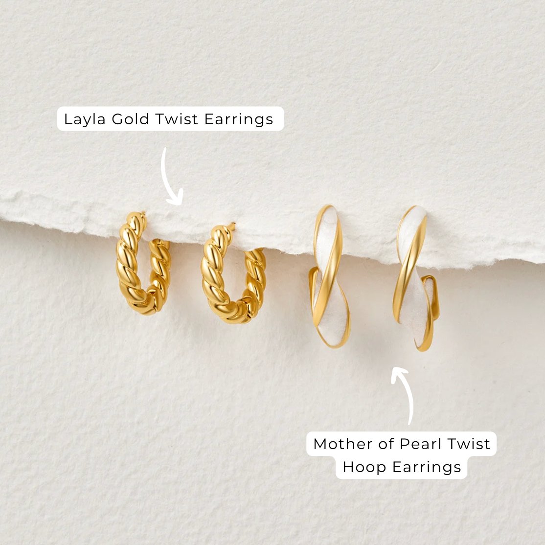 Layla Earrings – 18k Gold-Plated by ByFirenzzi