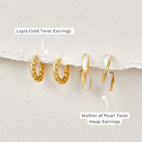 Layla Earrings – 18k Gold-Plated by ByFirenzzi