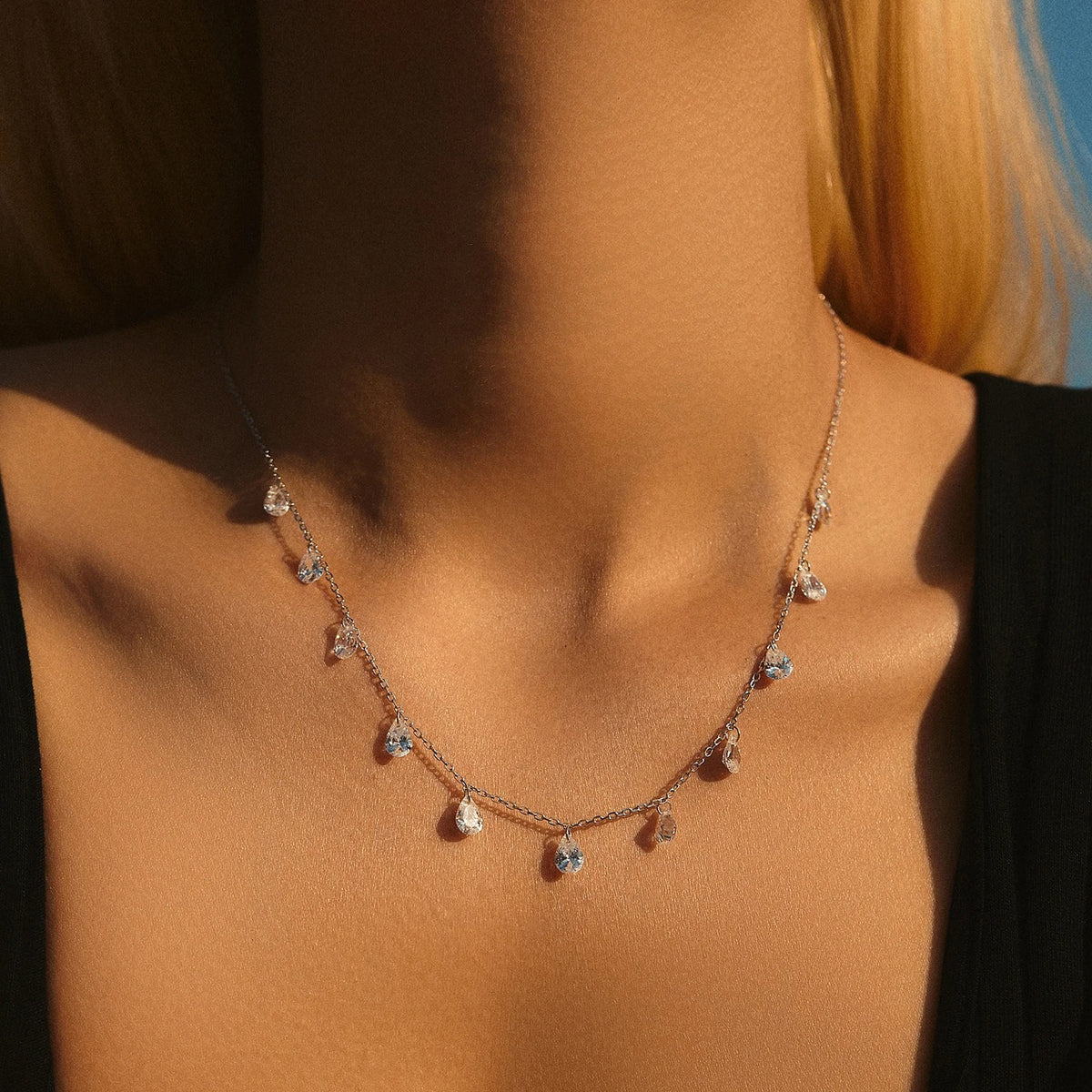 Capri Necklace in 925 Silver - ByFirenzzi
