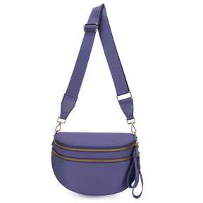 Checkered Crossbody Belt Bag for Women - Spacious Bum Bag for Moms & Daily Travel