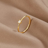 18k Gold-Plated Romance Leve Heart Ring – ByFirenzzi