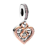 Berloque Love Mother Prata 925 - ByFirenzzi