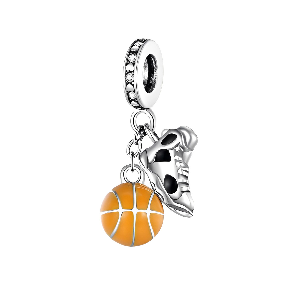 Berloque Basketball Prata 925 - By Firenzzi