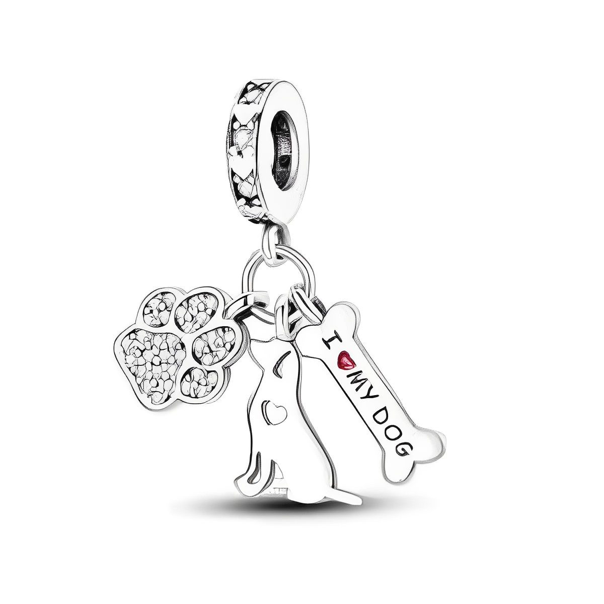 Berloque I Love My Pet Prata 925 - ByFirenzzi
