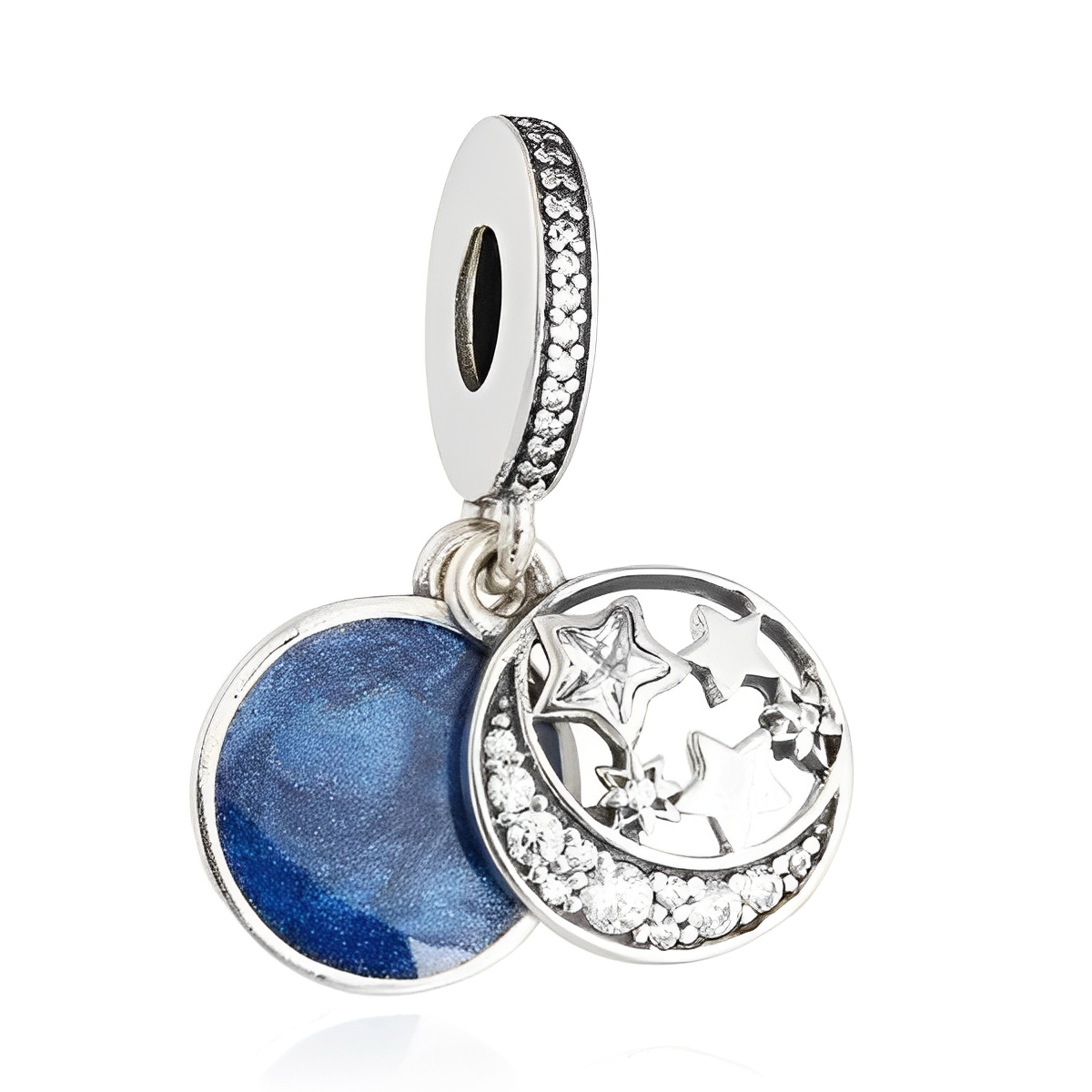 Berloque Lua Cheia Prata 925 - ByFirenzzi