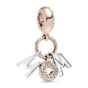 Berloque Mom Rose Prata 925 - ByFirenzzi
