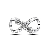 Berloque Infinito Love Prata 925  - ByFirenzzi